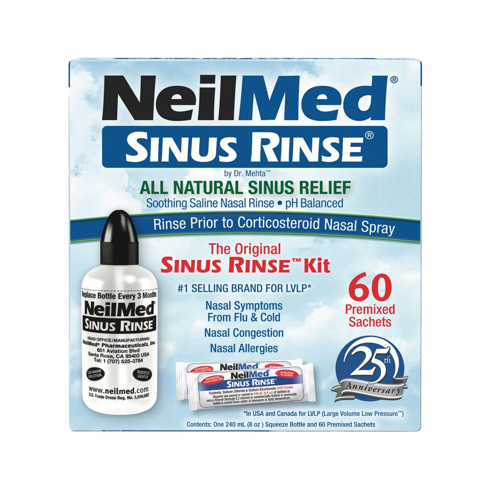 Sinus Rinse Kit with 60 Packets