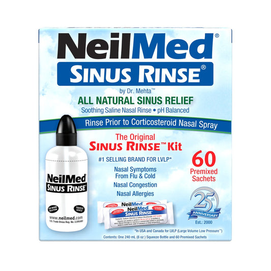Sinus Rinse Kit with 60 Packets