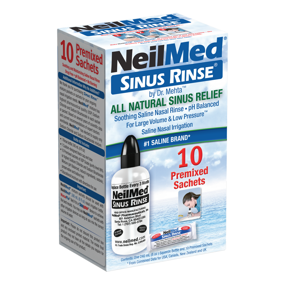 Sinus Rinse Starter Kit with 10 Packets