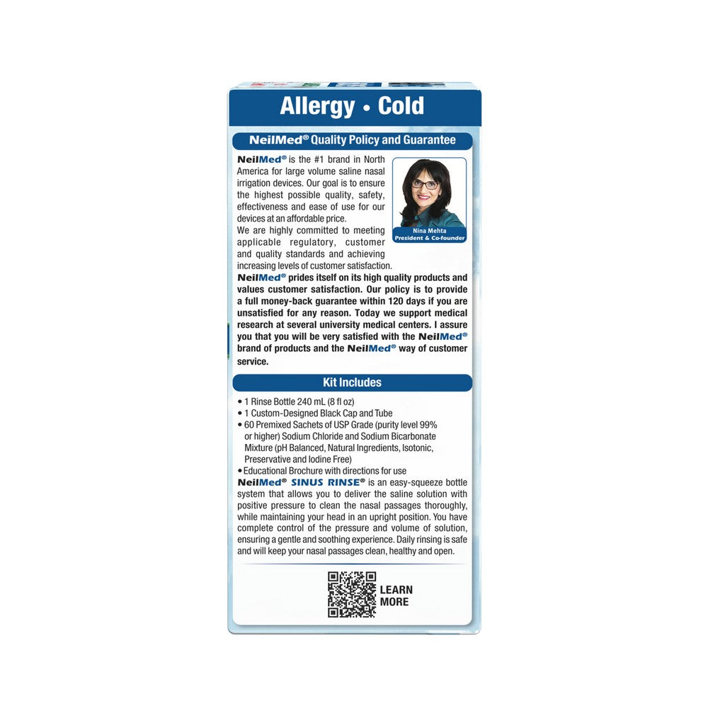 Sinus Rinse Kit with 60 Packets