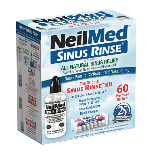 Sinus Rinse Kit with 60 Packets