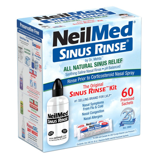 Sinus Rinse Kit with 60 Packets