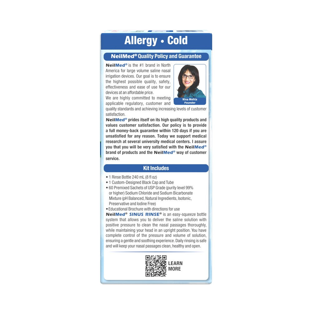 Sinus Rinse Kit with 60 Packets