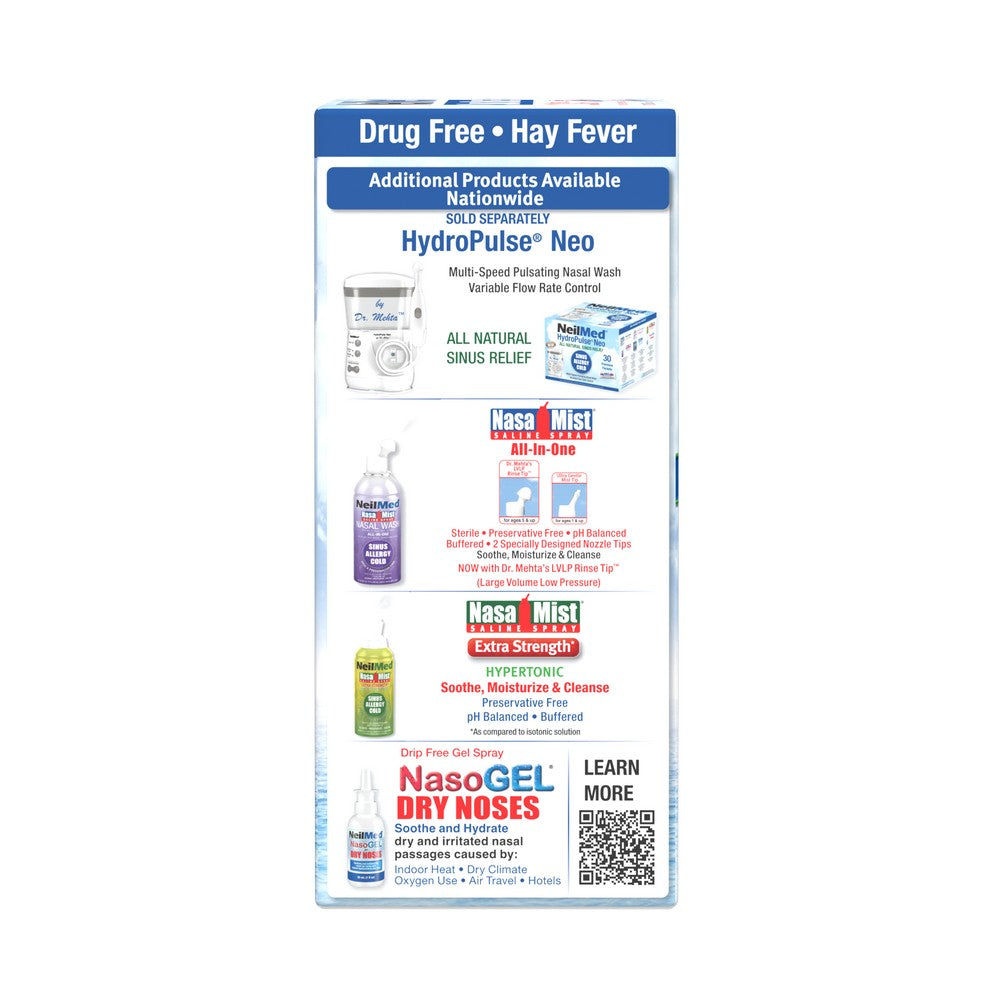 Product packaging for HydroPulse Neo with various health products on a white background