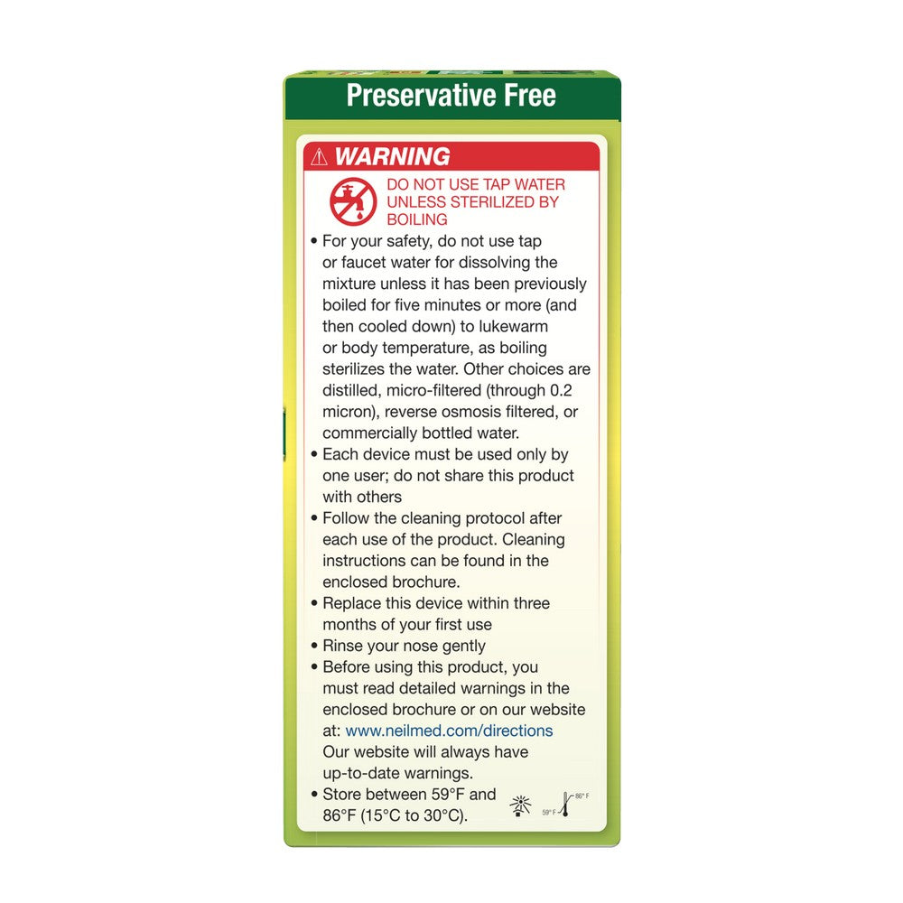 Sinus Rinse 70 Extra Strength Hypertonic Packets