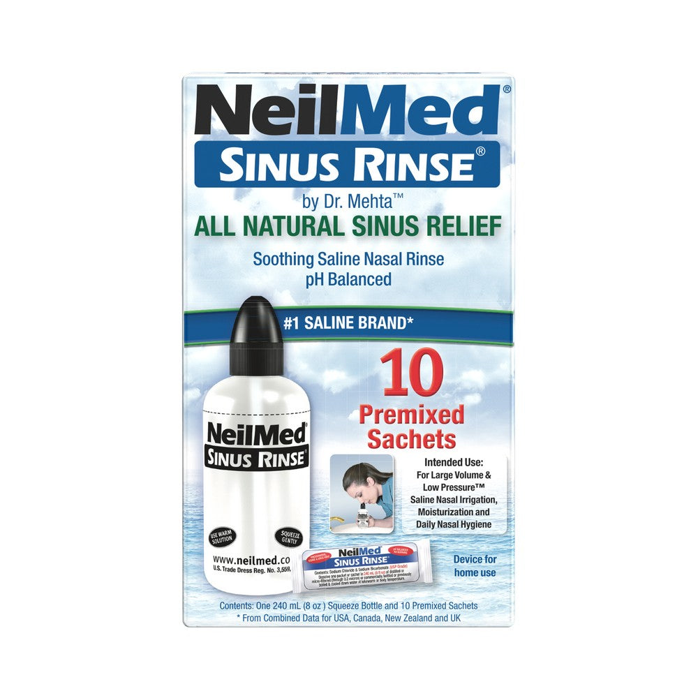 SinusRinse Starter Kit with 10 Premixed Packets