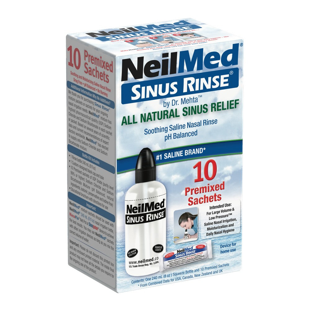 SinusRinse Starter Kit with 10 Premixed Packets